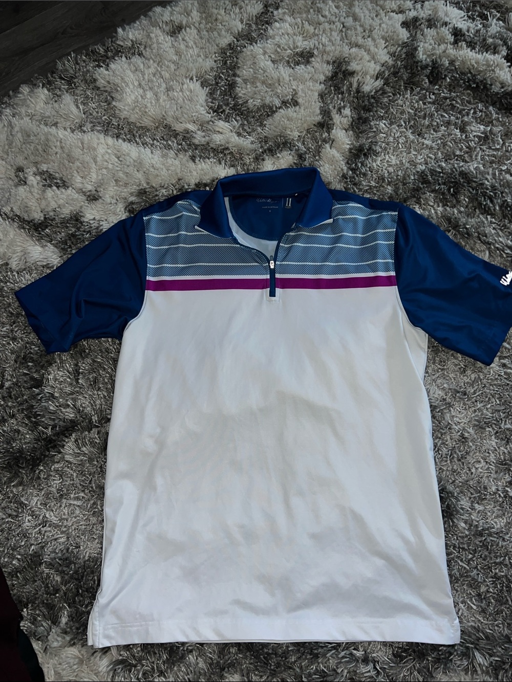 Walter Hagen Vibrant Blue Performance Golf Polo